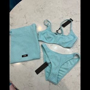 Triangl bikini light blue. NWT. Medium